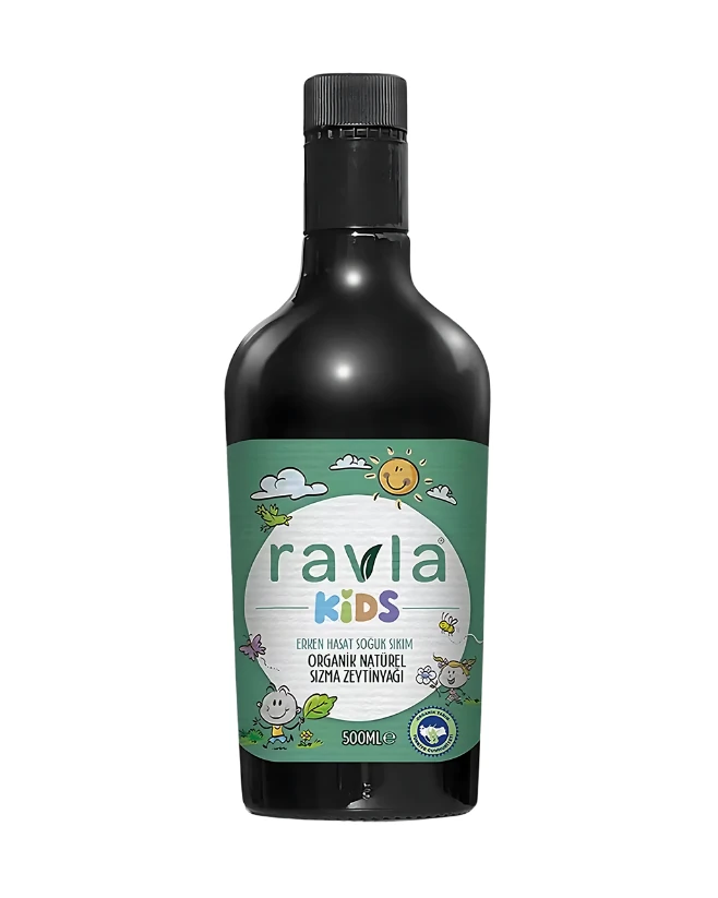Ravla Yumuşak İçim Yüksek Polifenollü Organik Naturel Sızma Zeytinyağı - 500ml