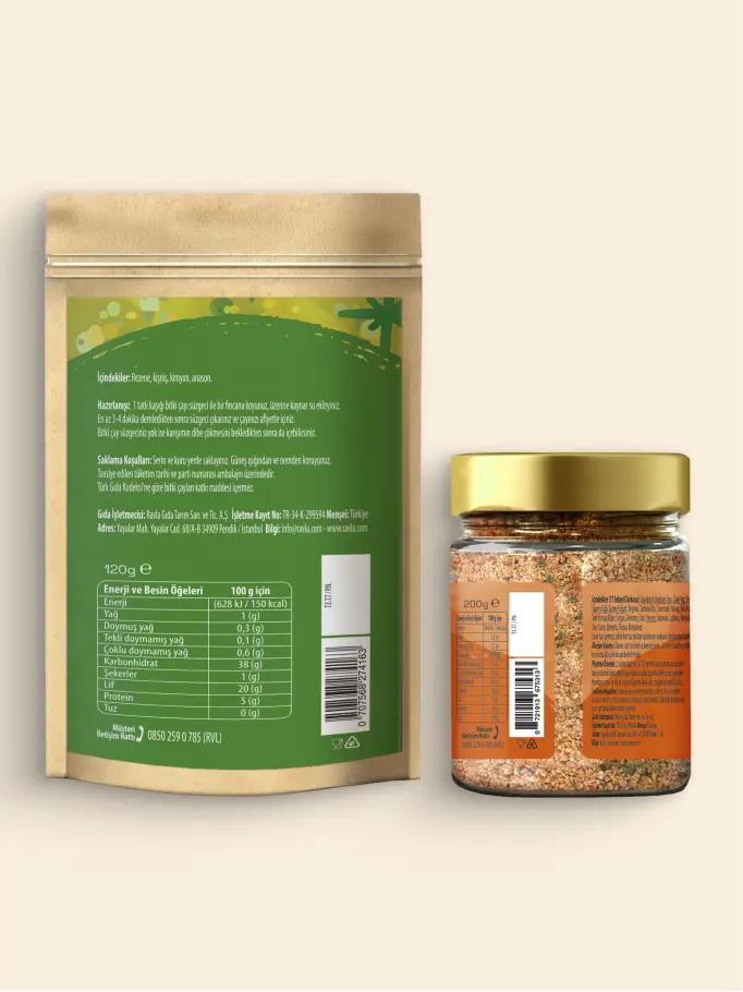 2'li Ürün - Ravla Anne Çayı 120g / Ravla 17 Sebzeli Tarhana 200g