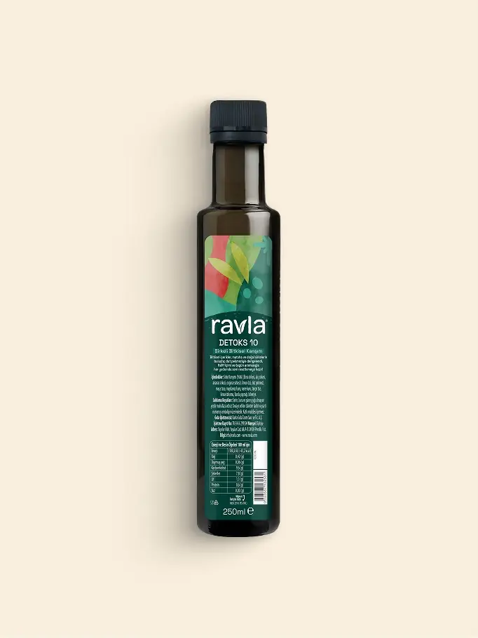 Ravla Detoks-10 Sirkeli Bitkisel İçecek - 250ml