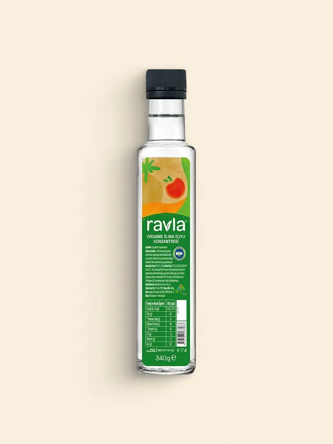 Ravla Organik Elma Suyu Konsantresi - 340g