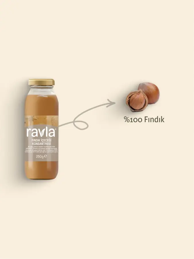 Ravla Fındık İçeceği Konsantresi - 250g