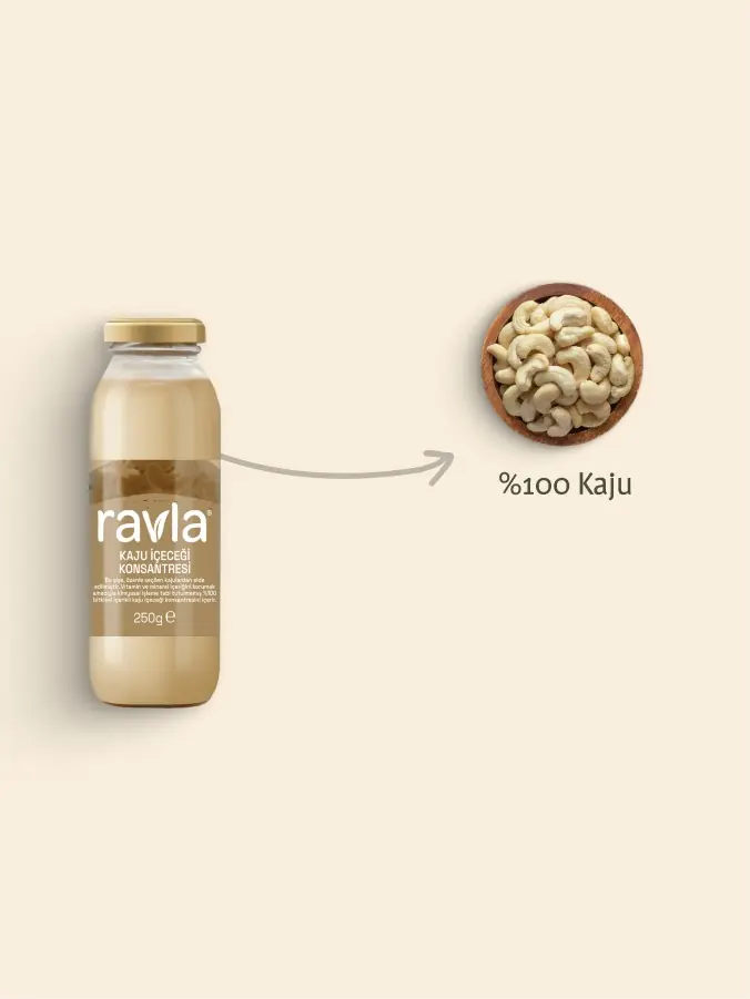 Ravla Kaju İçeceği Konsantresi - 250g