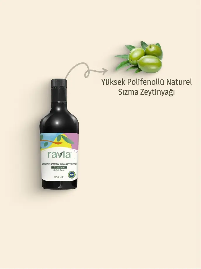 Ravla Kids Organik Erken Hasat Zeytinyağı – İçimlik 500 ml
