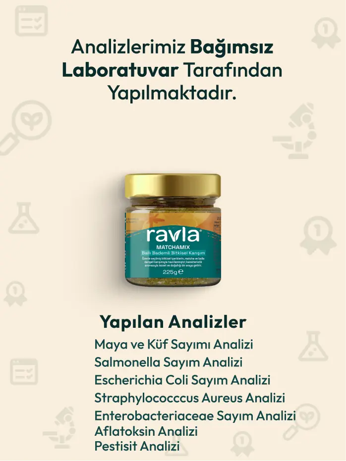 Ravla Matchamix Ballı Bademli Bitkisel Karışım - 220g