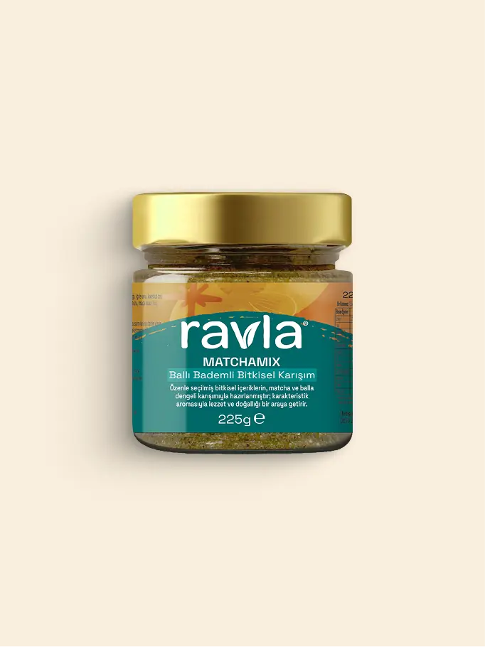 Ravla Matchamix Ballı Bademli Bitkisel Karışım - 220g