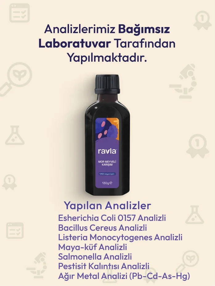 Ravla Mor Meyveli Karışım - 130g
