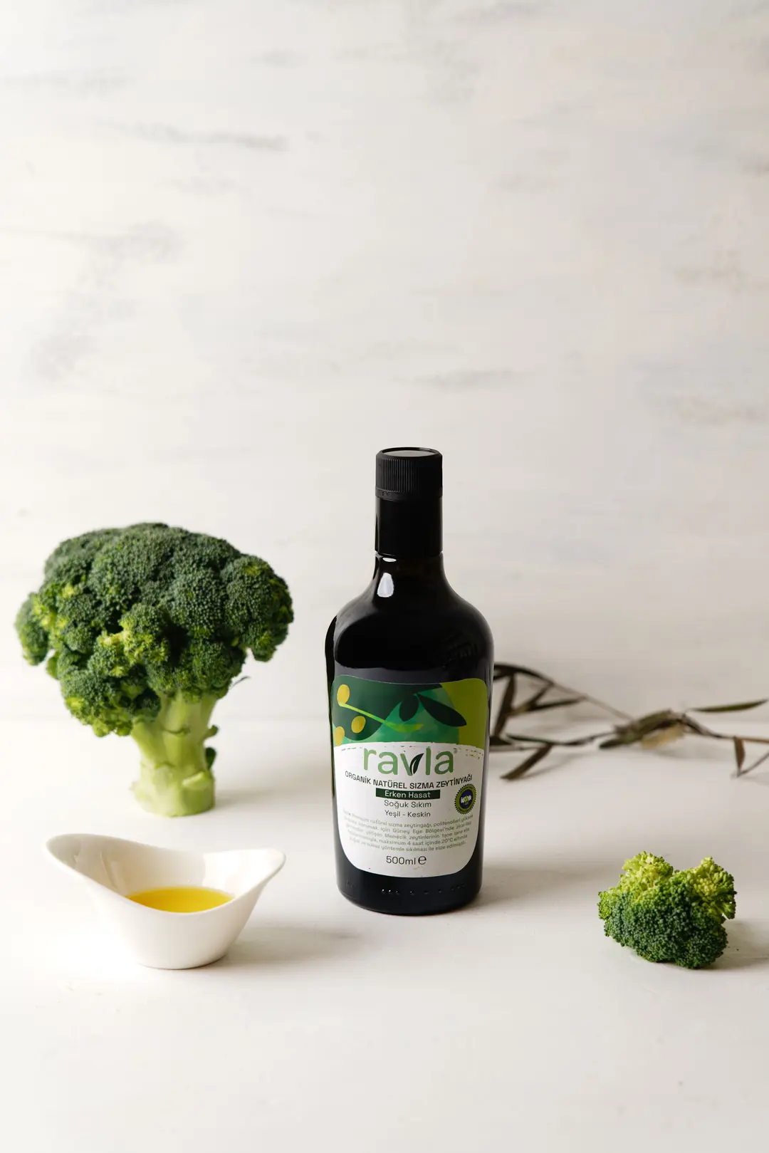 Ravla Organik Erken Hasat Zeytinyağı – İçimlik 500 ml