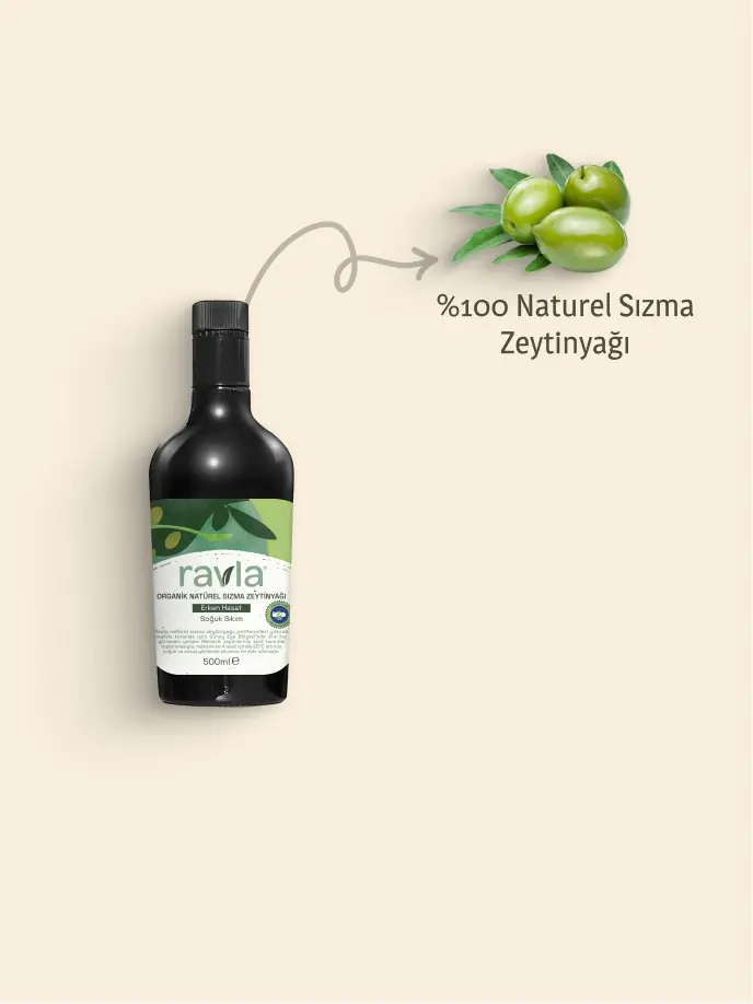 Ravla Organik Erken Hasat Zeytinyağı – İçimlik 500 ml