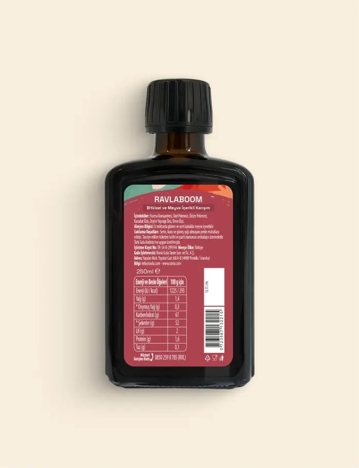 Ravlaboom Bitkisel ve Meyve İçerikli Karışım - 250ml