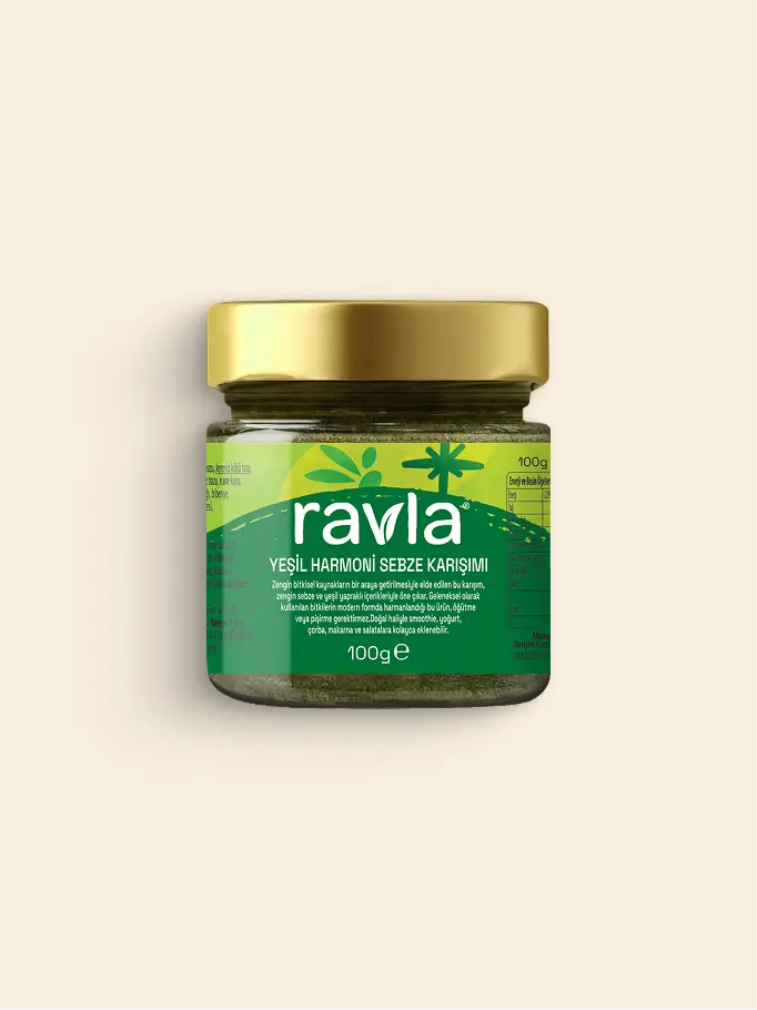 Ravla Yeşil Harmoni Sebze Karışımı - 100g